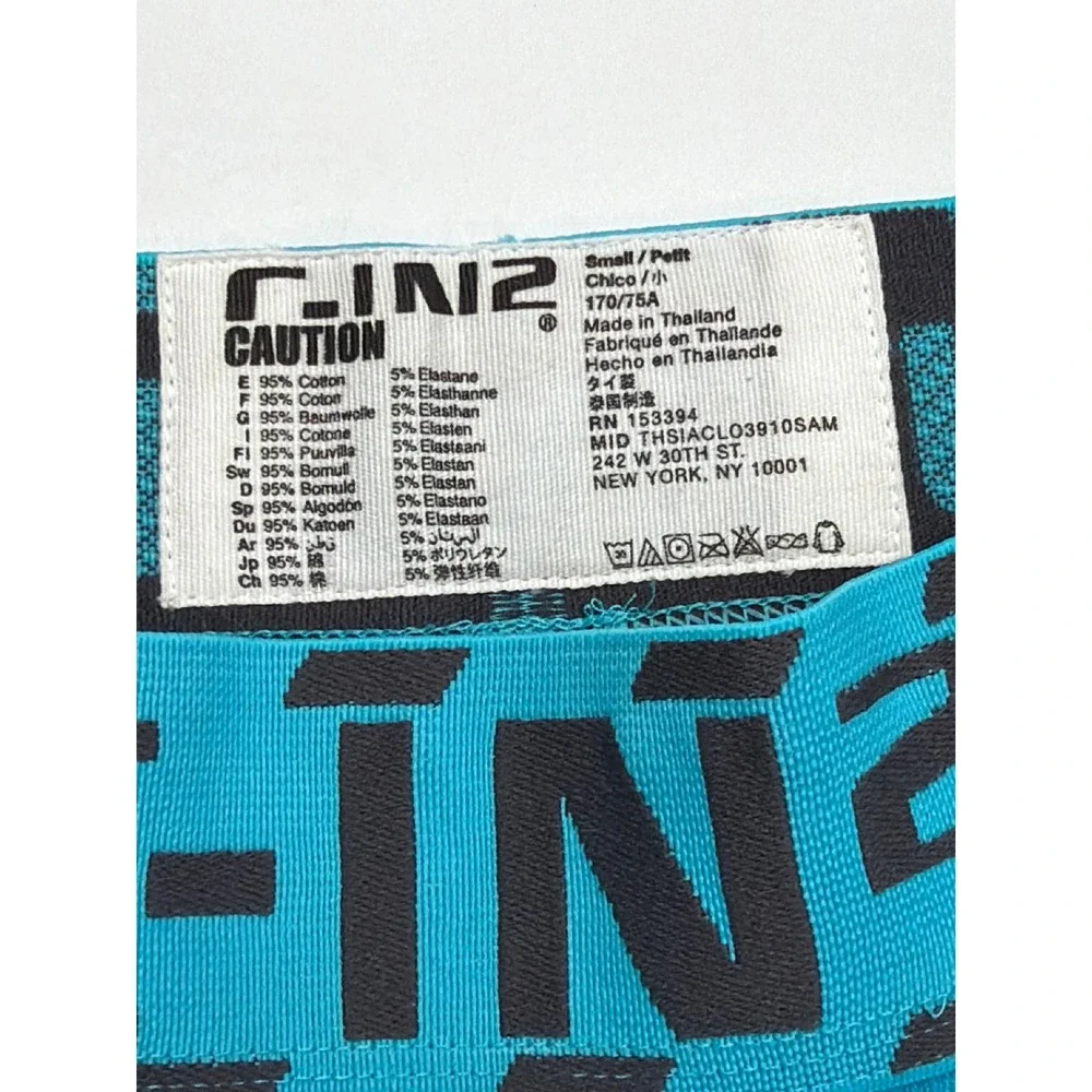 C-IN2 Caution Jockstrap Mens James Blue 430A Logo Athletic Supporter Small NEW‎